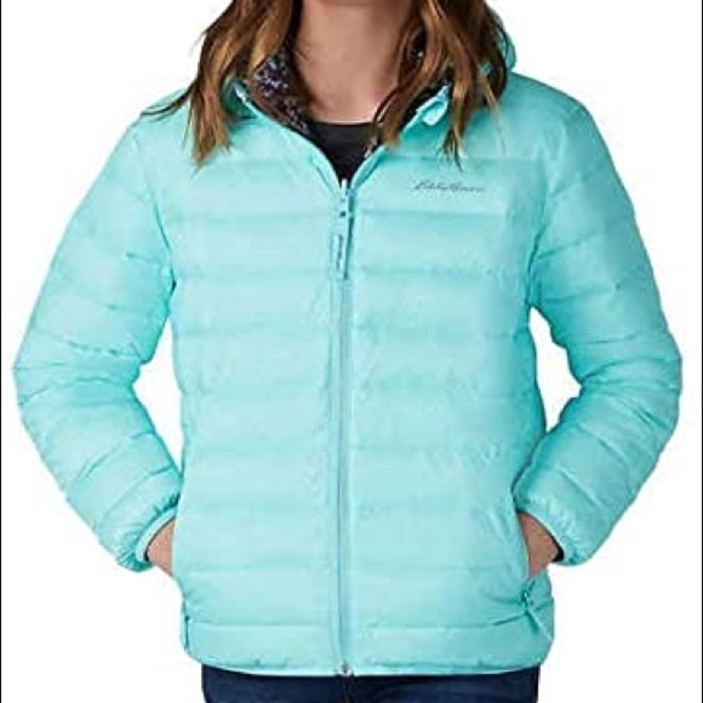 EDDIE BAUER reversible puffer jacket in girls US size large - Picture 11 of 13